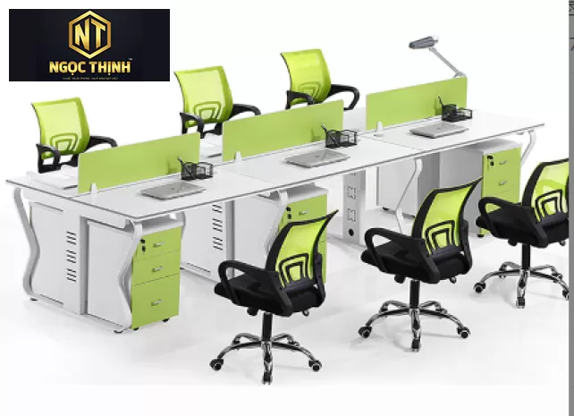 20+ Bàn làm việc nhóm chất lượng hiện đại sang trọng được sử dụng trong môi trường văn phòng công ty tại Nội Thất Ngọc Thịnh